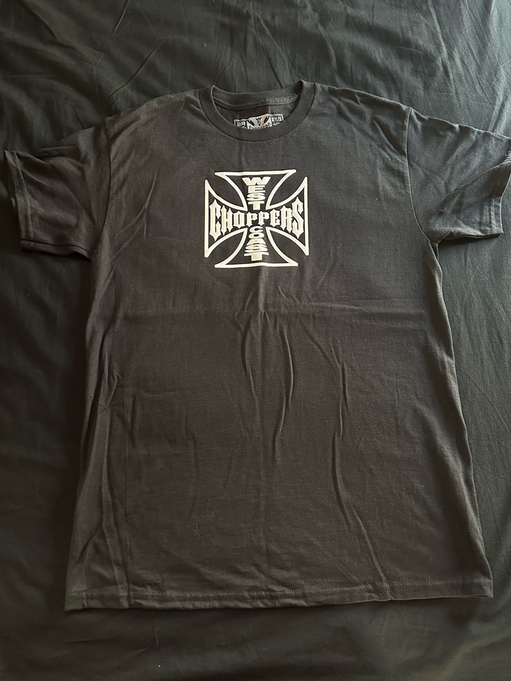 West Coast Choppers Black Graphic Tee - White Chest Logo